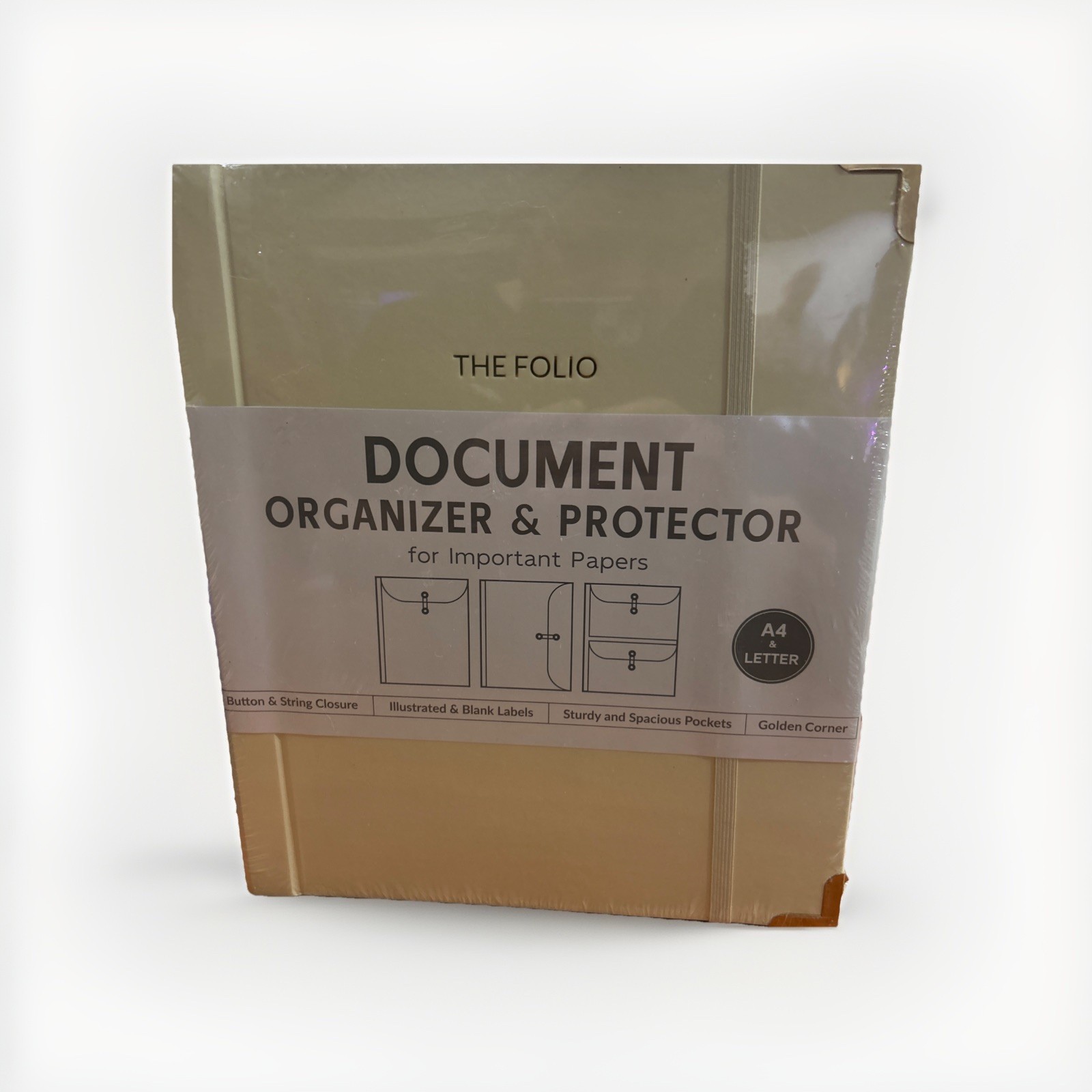 Document Organizer: The Folio Sooez Landon Memento Expanding File Folder Slate