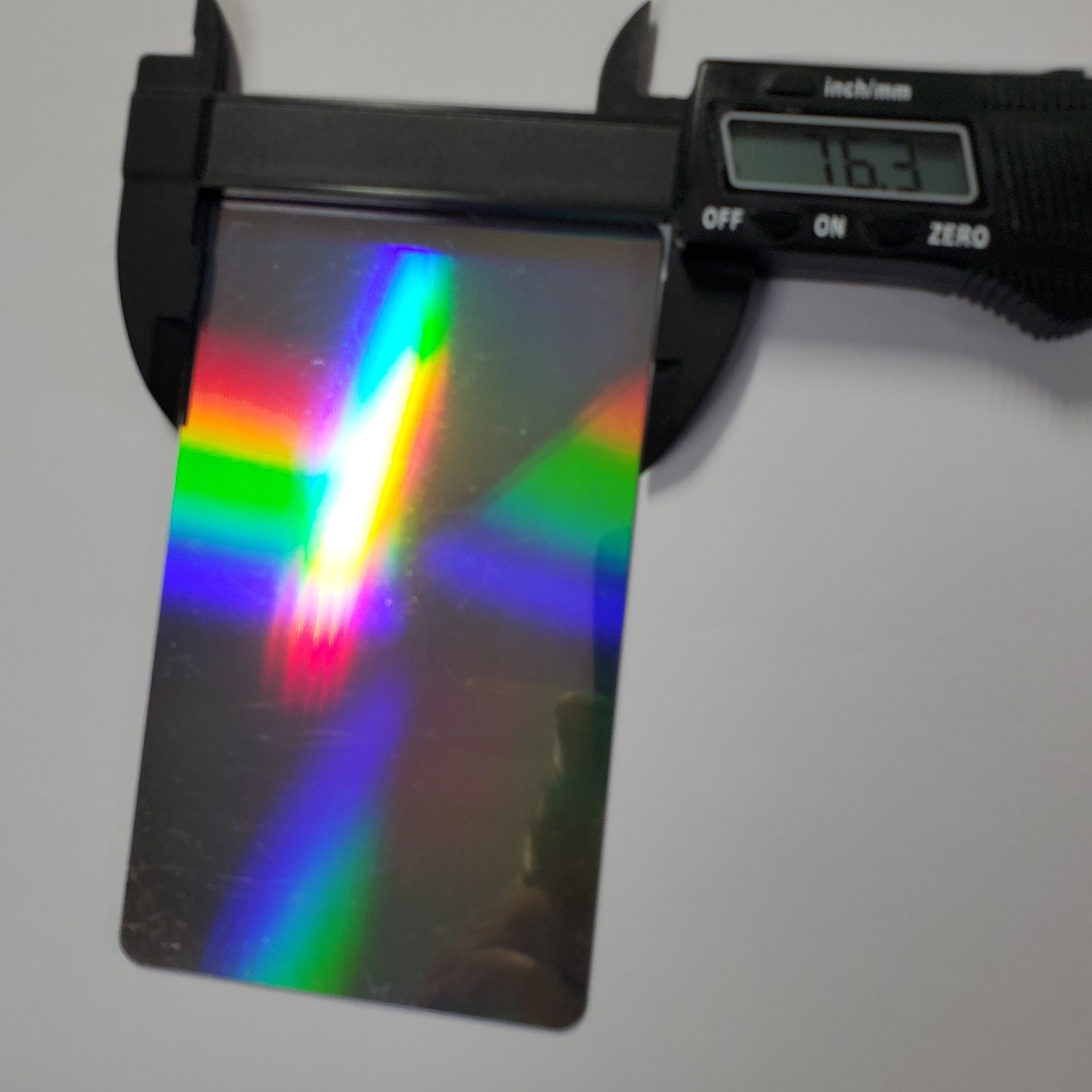 3 x 5 inch Diameter Blanks Made from Holographic Plastic – Sold in Packs of 25