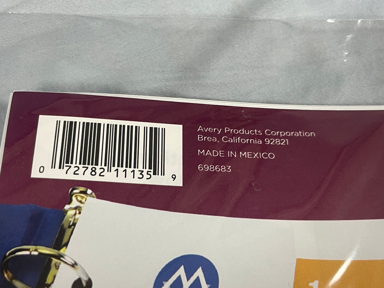 SEALED Genuine Avery #11135 Dividers 10 Tab Customizable Table of Contents