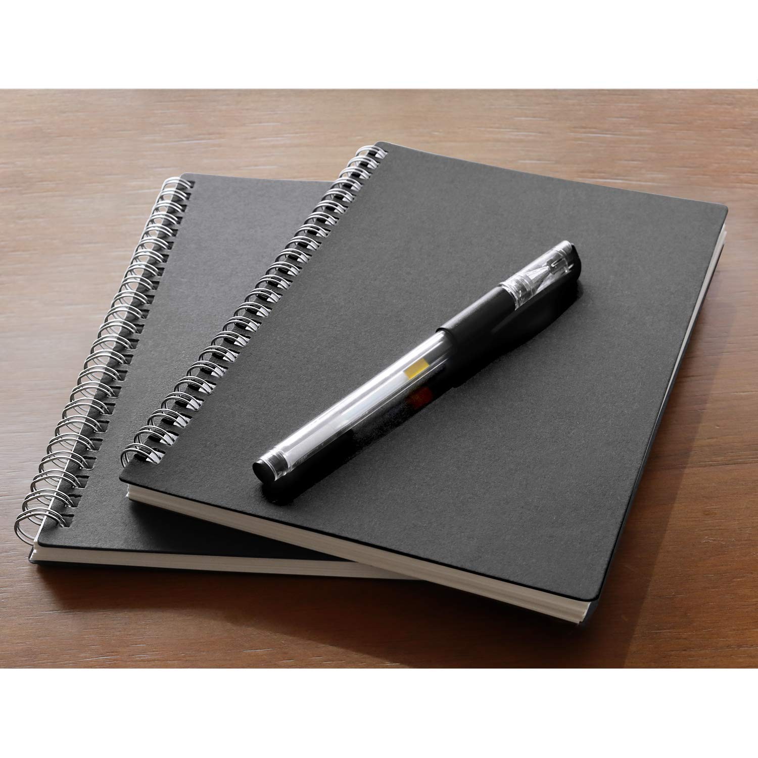Sprial Notebook Kraft Soft Cover College Ruled Notebooks, Wirebound Memo Diar…