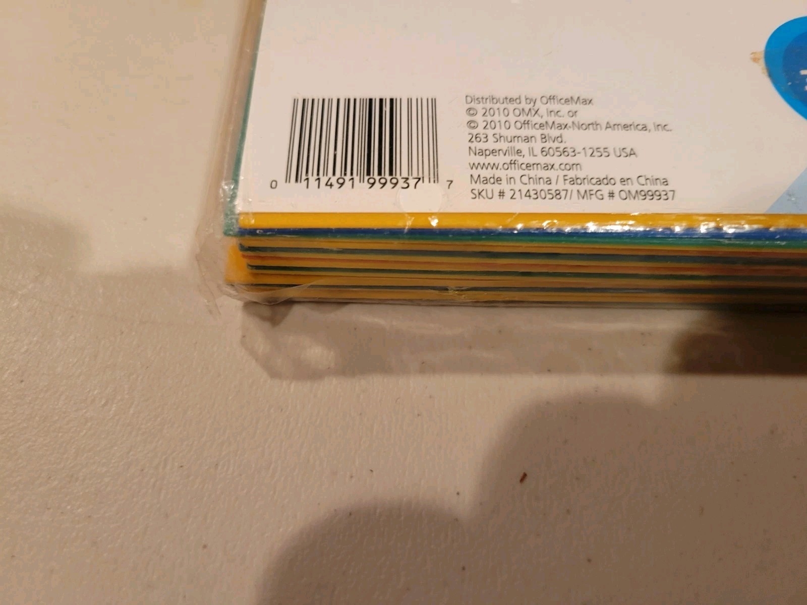 Office Max A-Z Durable Poly Card Guides 3″ x 5″ Office Organizer Card Set (NISP)