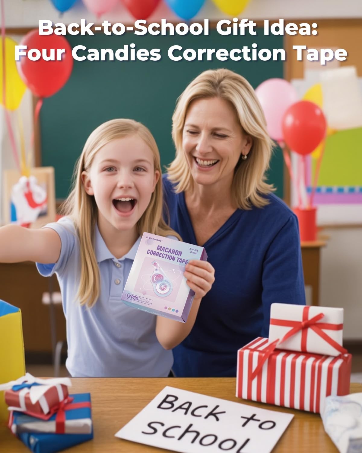 White Correction Tape, 39.4 Feet, 12 Pack Easy to Use Applicator for Instant …