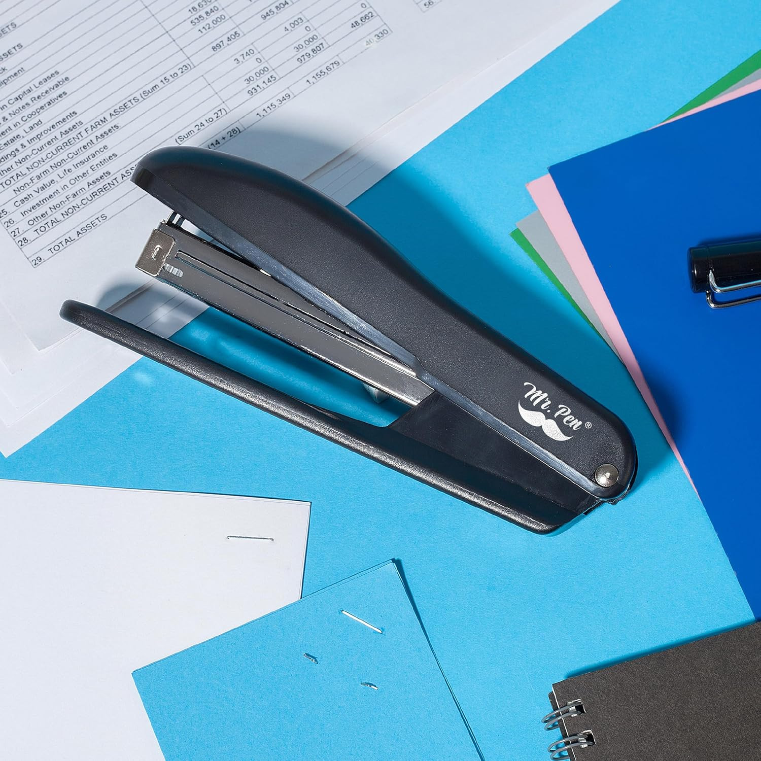 – Staplers with 200 Staples, 20 Sheet Capacity, Pack of 2, Staplers for Desk, Of