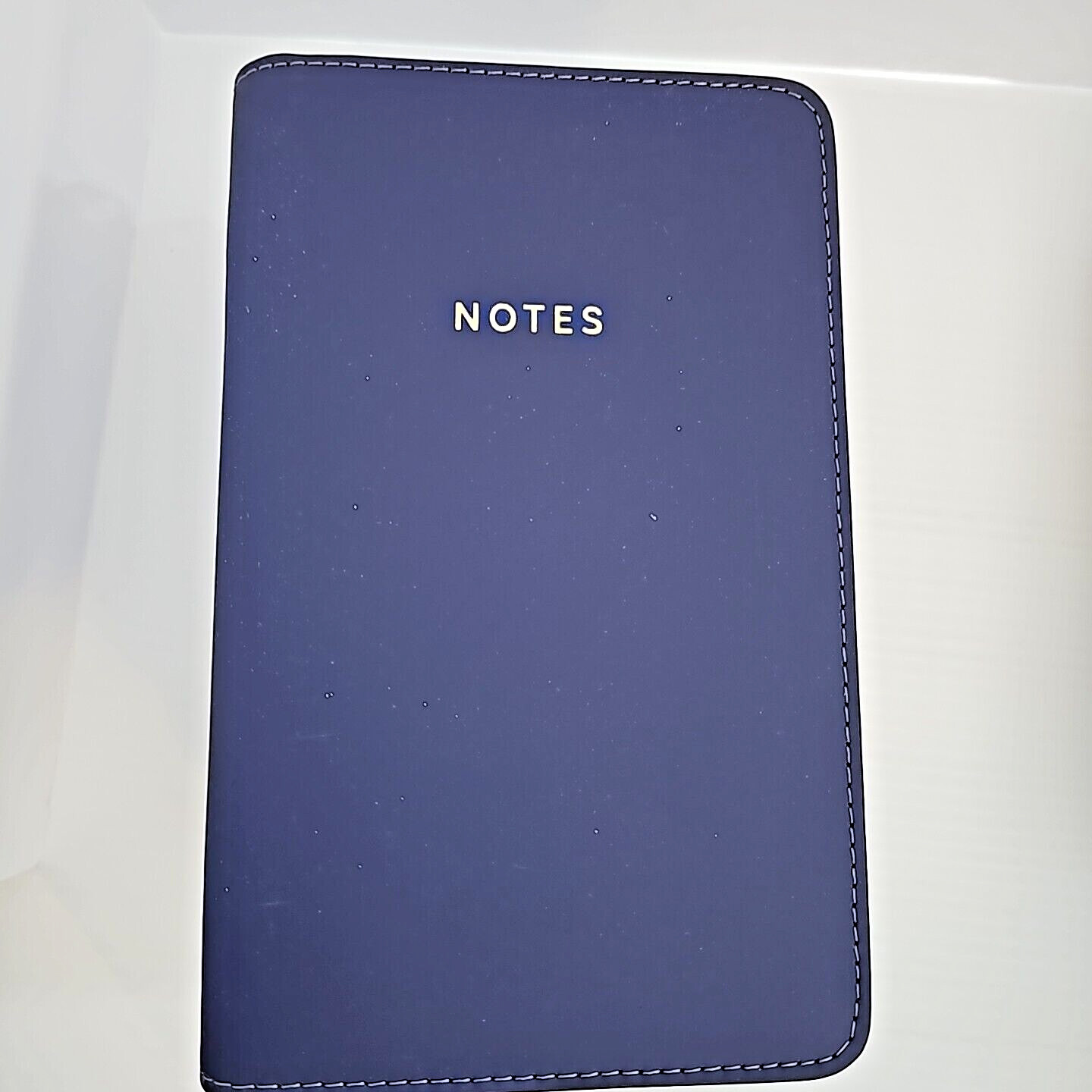 Padded Zipper Journal/Notebook Faux Leather 8”x5” Double Rings Secure Paper