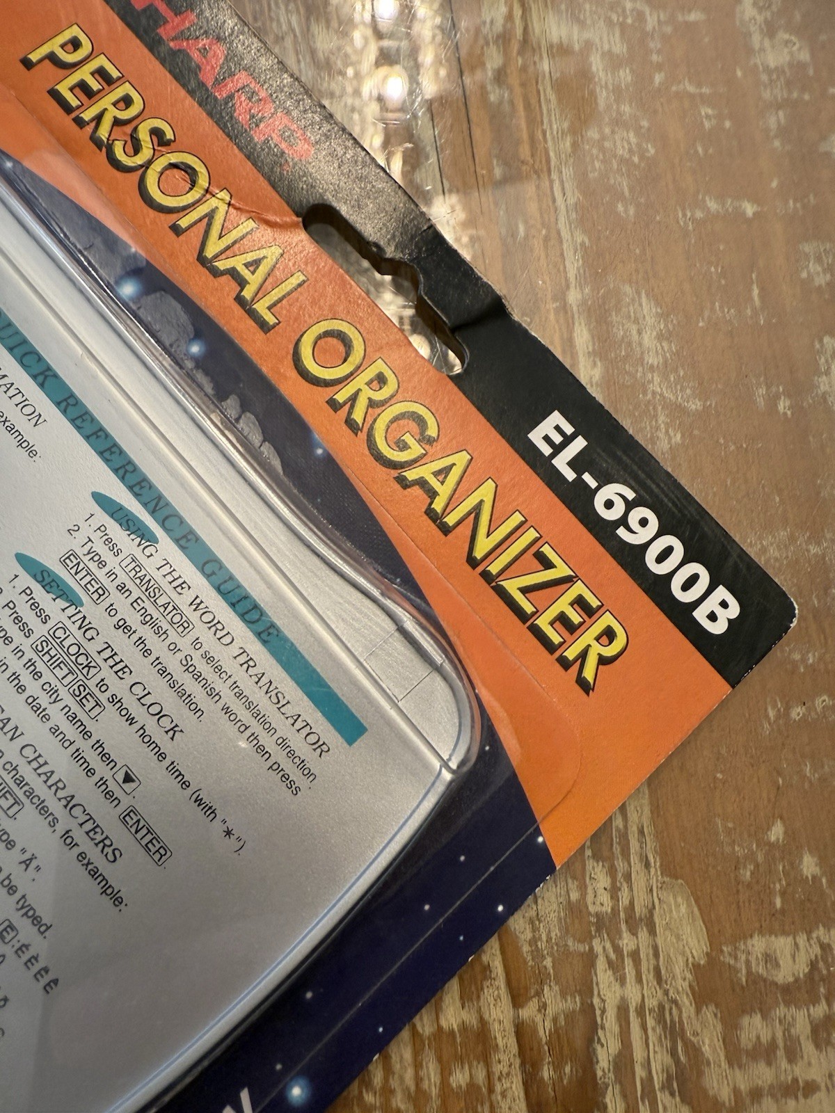 Sharp EL-6900B Personal Organizer English/Spanish Translator Brand N I B Sealed