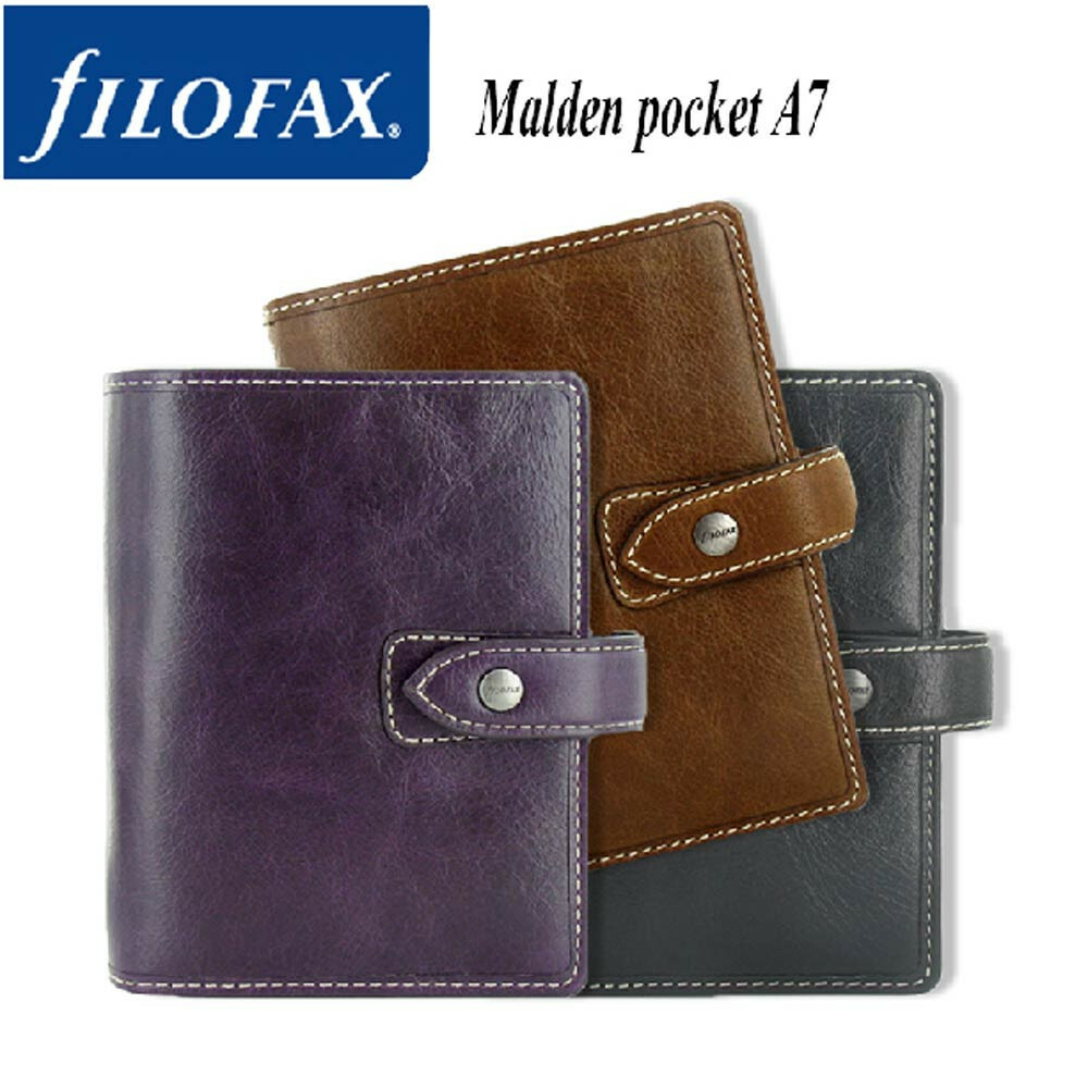 Filofax A5/Personal/Pocket Malden Diary Planner Leather Notebook Organiser #B9