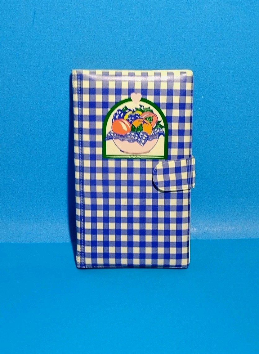 Retro Print Dry Erase Planner Notebook 8″ Soft Cover Vintage 90’s – Unused