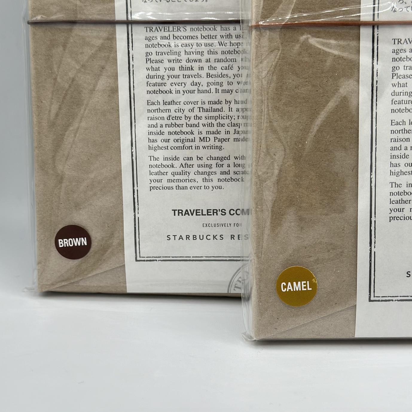 [US STOCK] Traveler’s Company Starbucks Reserve Tokyo Notebook Camel/Brown Japan