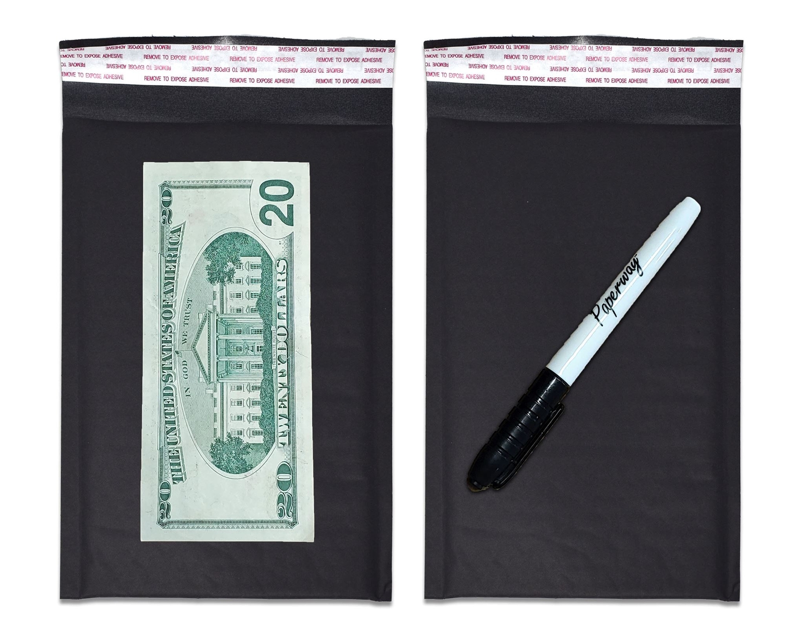 4×8, 6×10, 8×12 Combo! Black Matte Kraft Bubble Mailers! Made from Recycled Pa