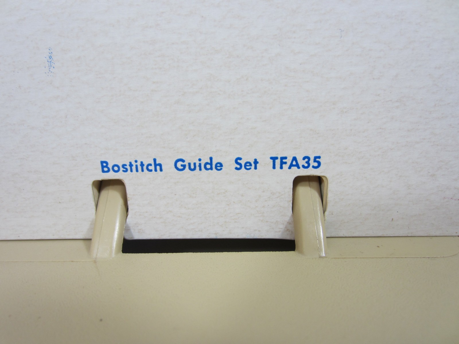 Bostitch TFA355 Card File 70s XL BLANK Complete w/ Tabs Desktop Rolodex Contact