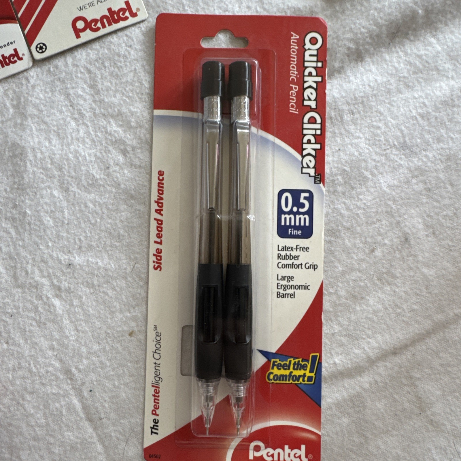 Pentel Quicker Clicker Mechanical Pencils 2-pk Automatic Pencil + Lead + Erasers