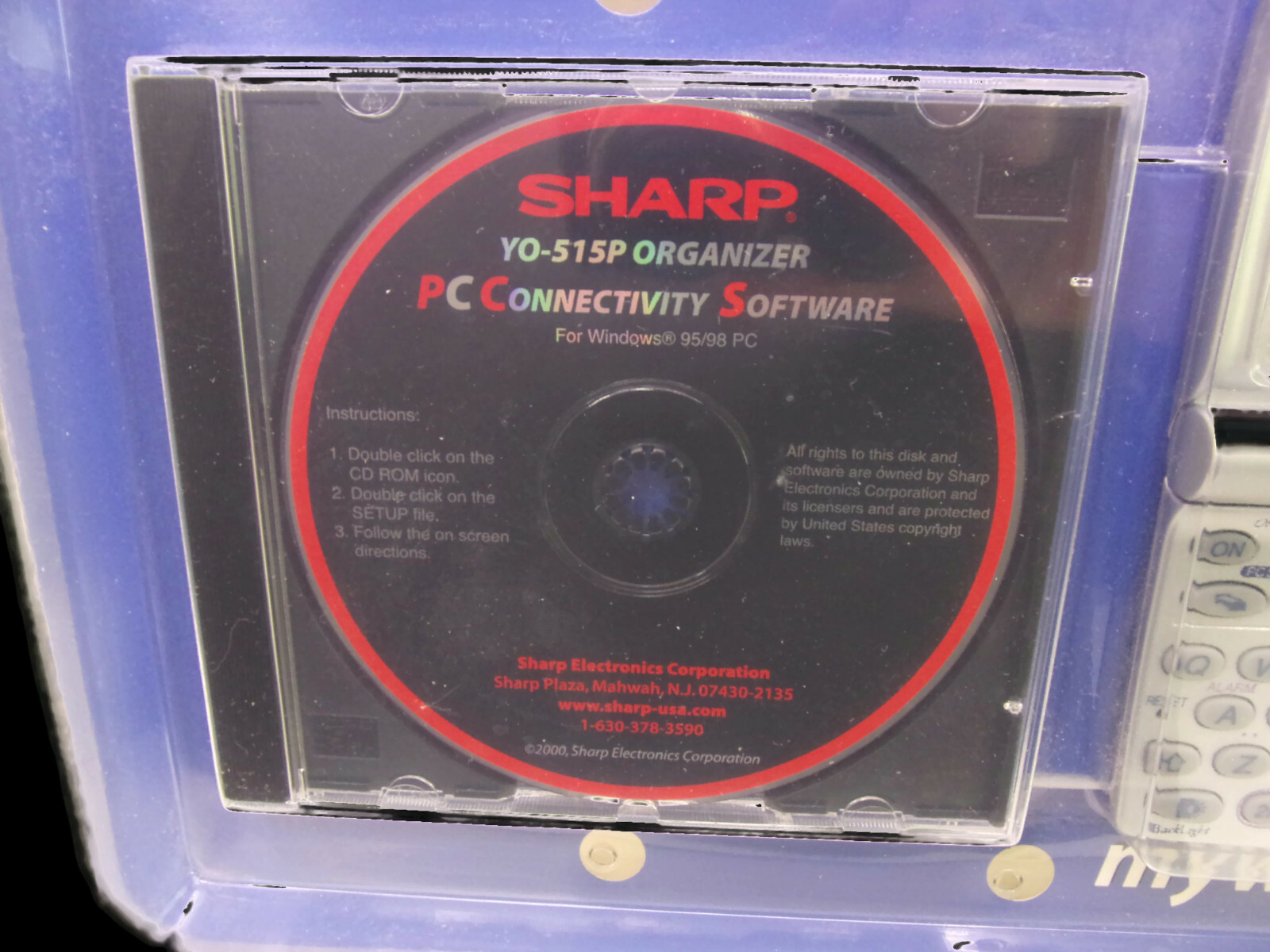 Sharp YO-515P Memo Master Electronic Organizer 512KB Memory New In Package