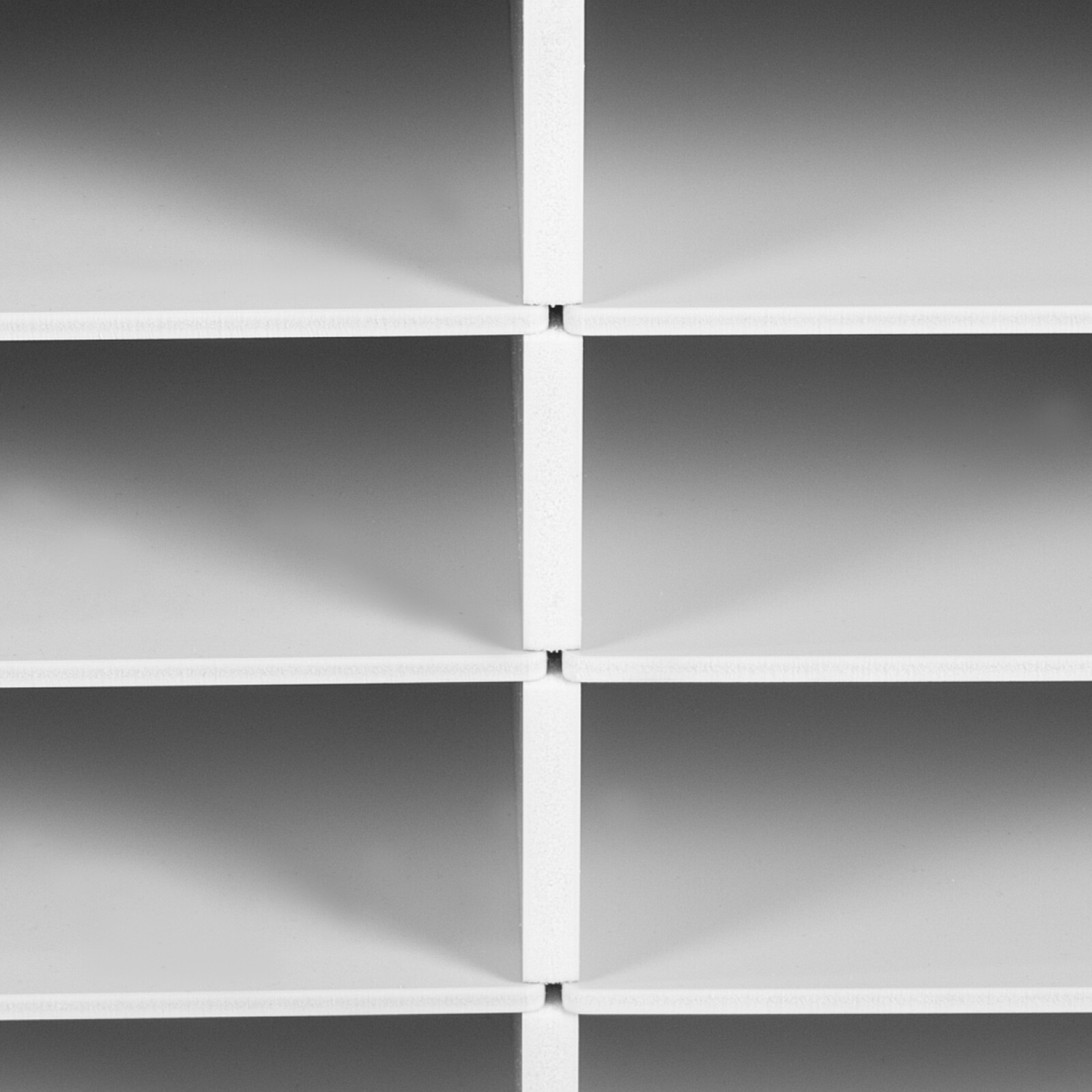 24-Slot Mail Organizer Cabinet with Adjustable Shelves for Home & Office