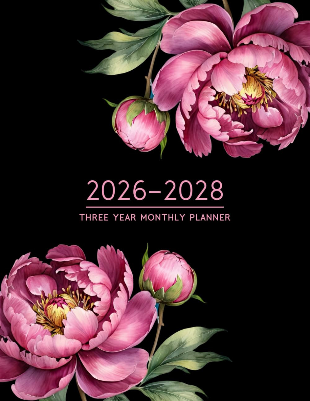 2026-2028 Three Year Monthly Planner: Large 3 Year Organizer (2026-2027-2028) fr