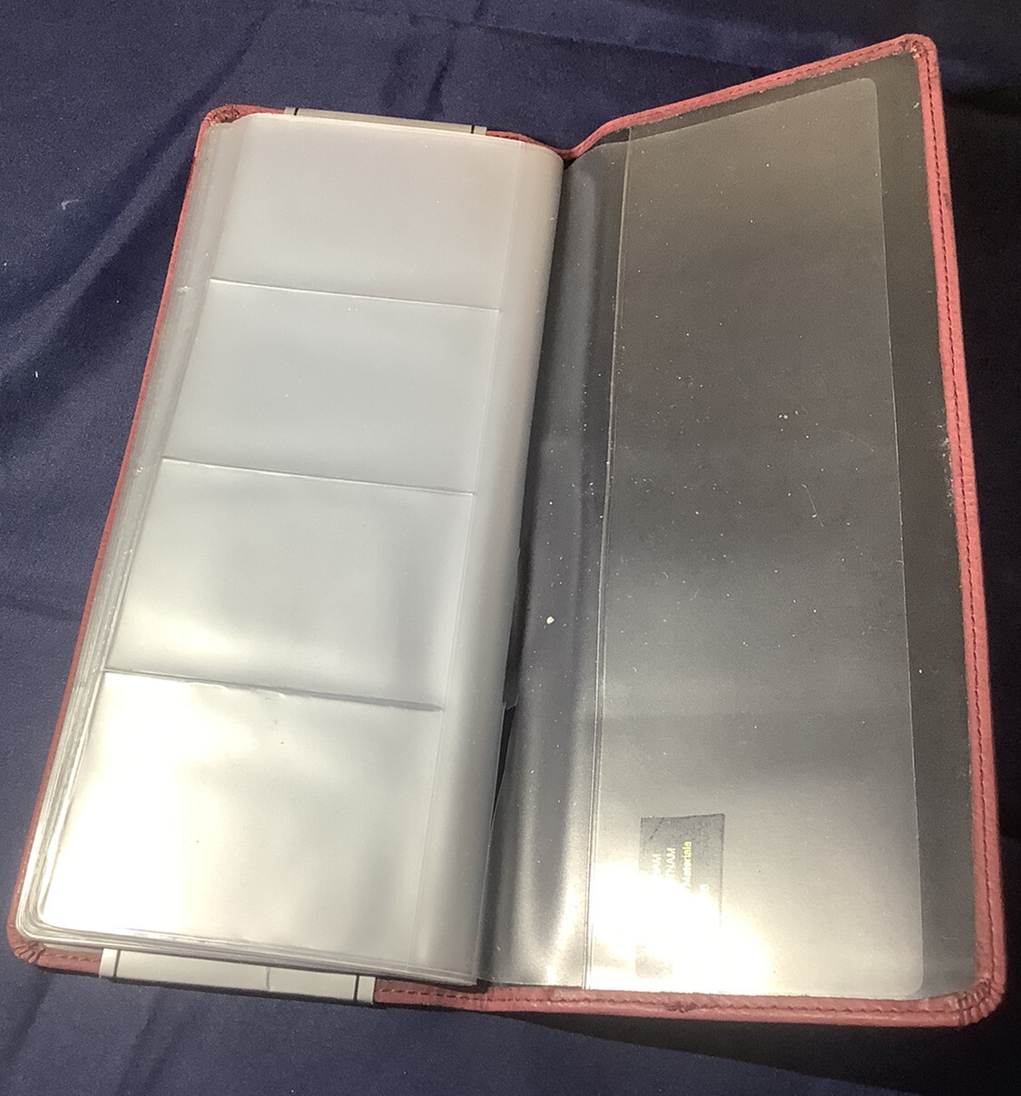 Buxton Pink Card File Wallet 128 Card Slots See Description Business Cards