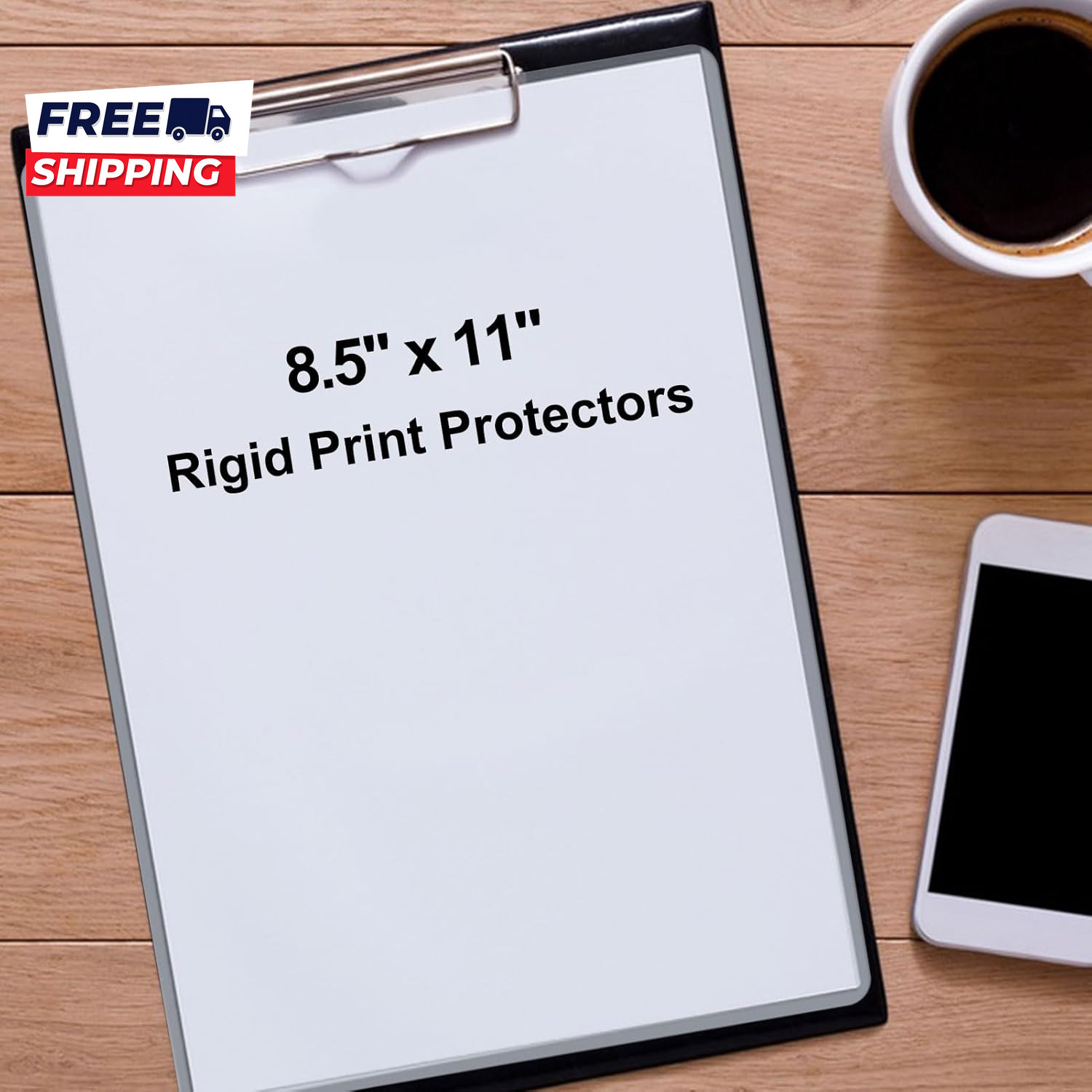 8.5 X 11 Hard Plastic Sheet Protectors Rigid Print Protectors Clear Waterproof