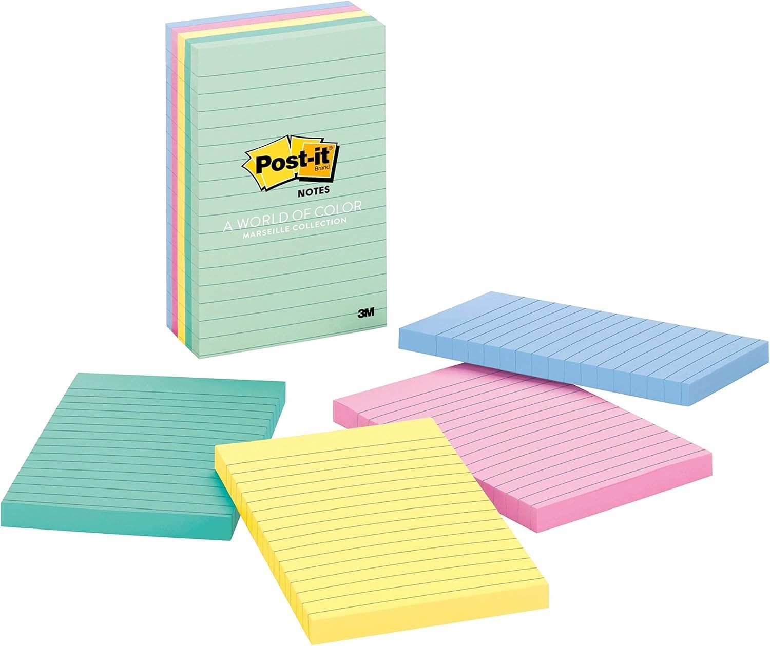 Notes, 4 in x 6 in, 5 Pads, America’s Favorite Sti
