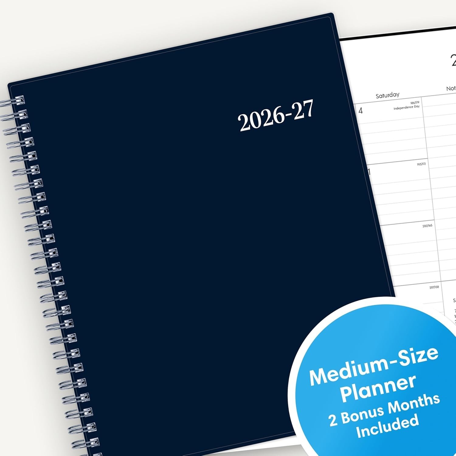 NEW 2026-2027 Weekly and Monthly Academic Year Planner Calendar, July 2026
