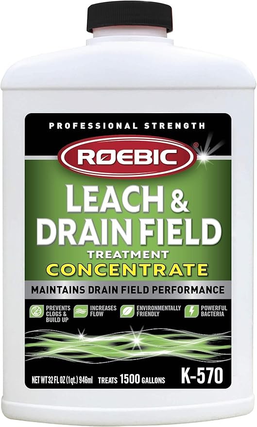 Safe & Easy to Use Leach And Drain Field Opener Concentrate for Septic – 32oz