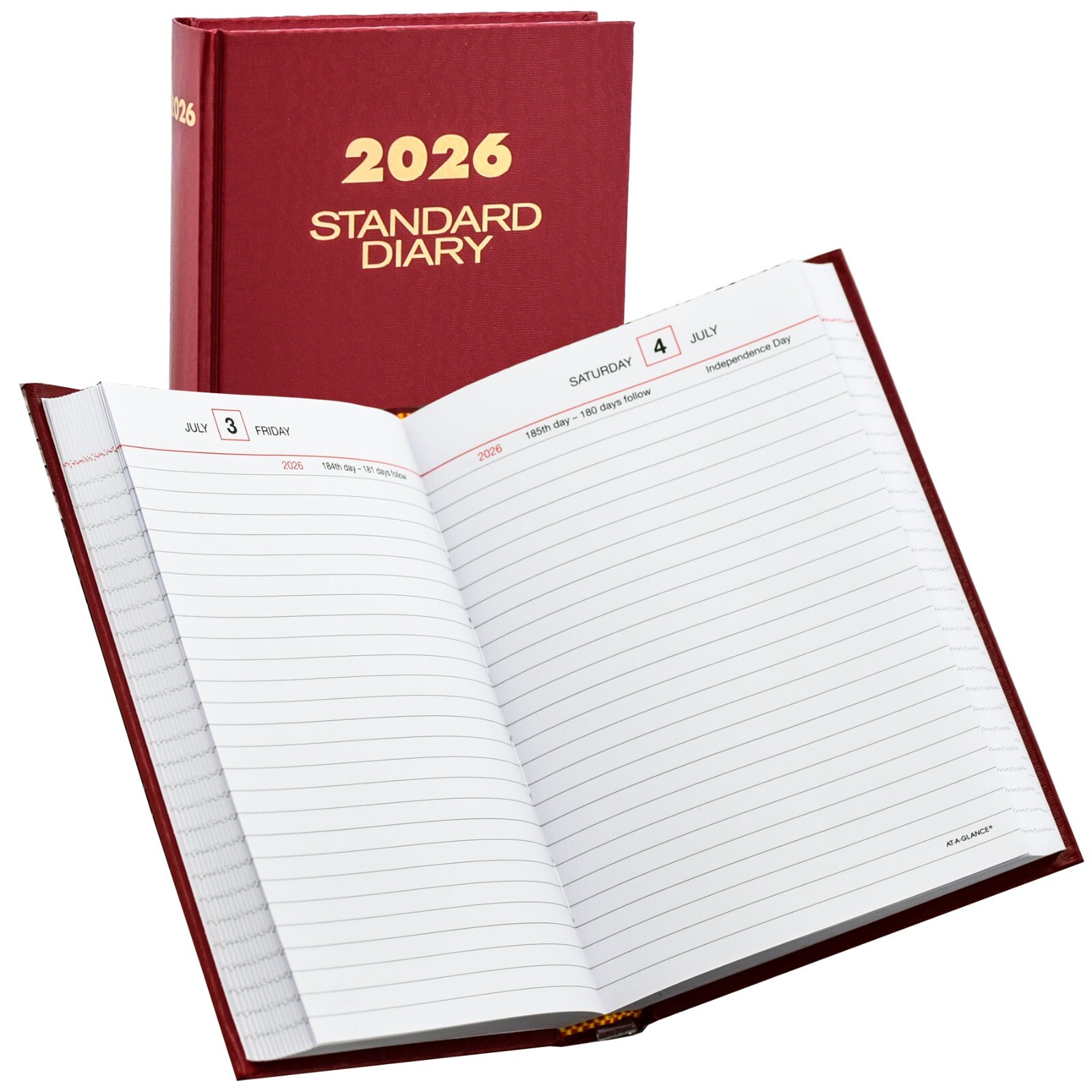 2026 At-A-Glance Standard Diary SD387 Daily Reminder, 5-1/2 x 8″