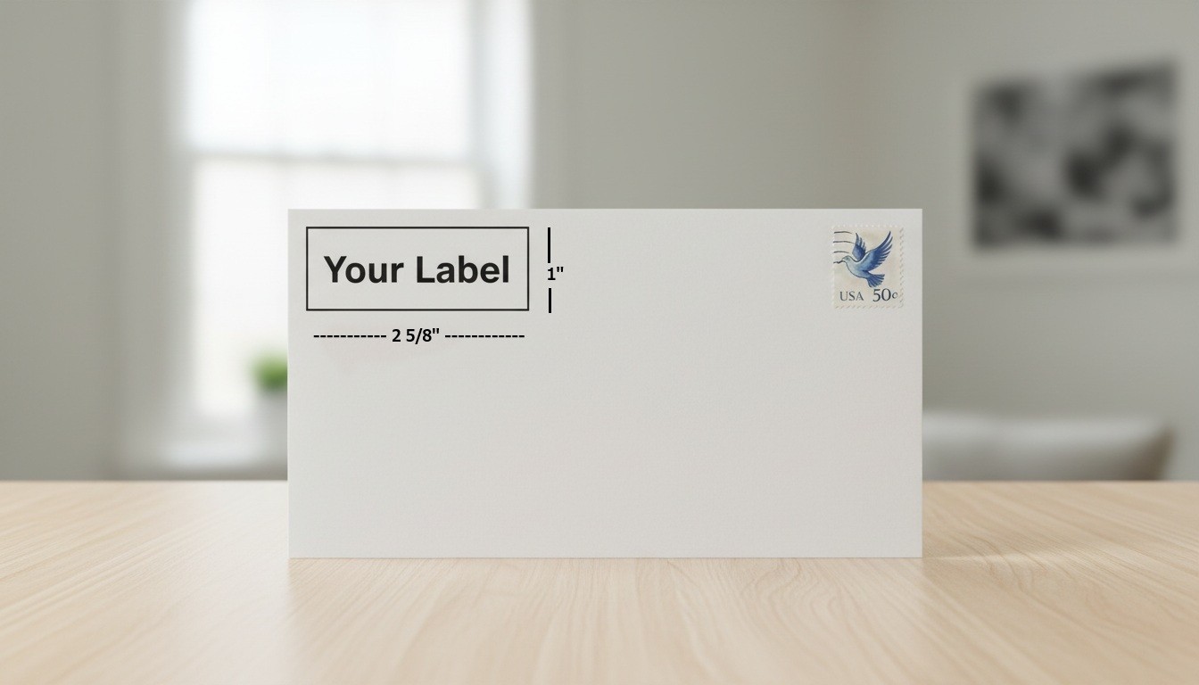 30 Personalized Christmas Tree Address Labels 1″ x 2.625″ FREE USA SHIPPING