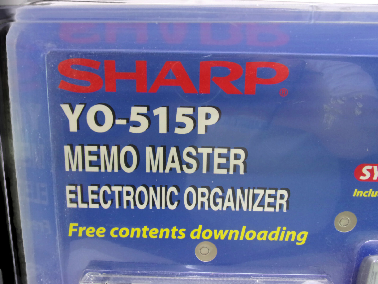 Sharp YO-515P Memo Master Electronic Organizer 512KB Memory New In Package