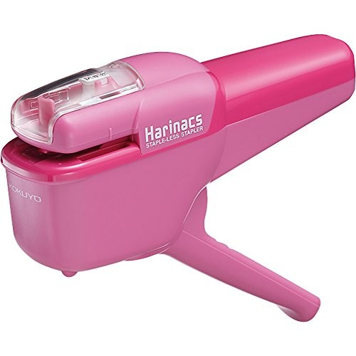 Kokuyo Harinacs Stapleless Stapler, Portable Staple Free Stapler, 10 S