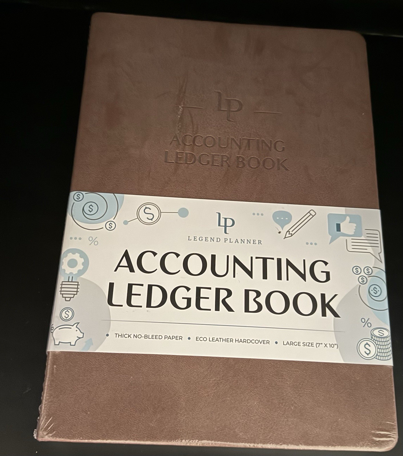 Legend Accounting Ledger Book – Hardcover Bookkeeping Log for Small Business …