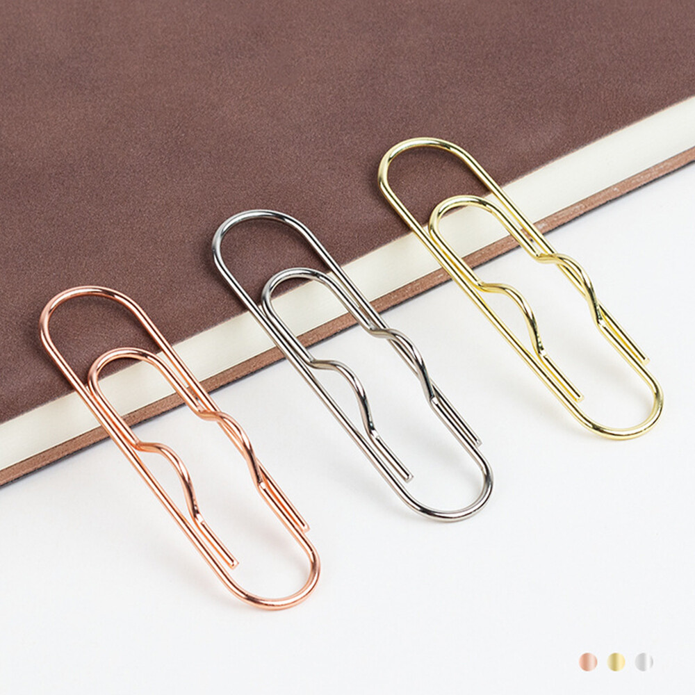 Paper Fix Clips Paper Clips Pen Holder Clips Notebook Pin Multifunctional Met❄