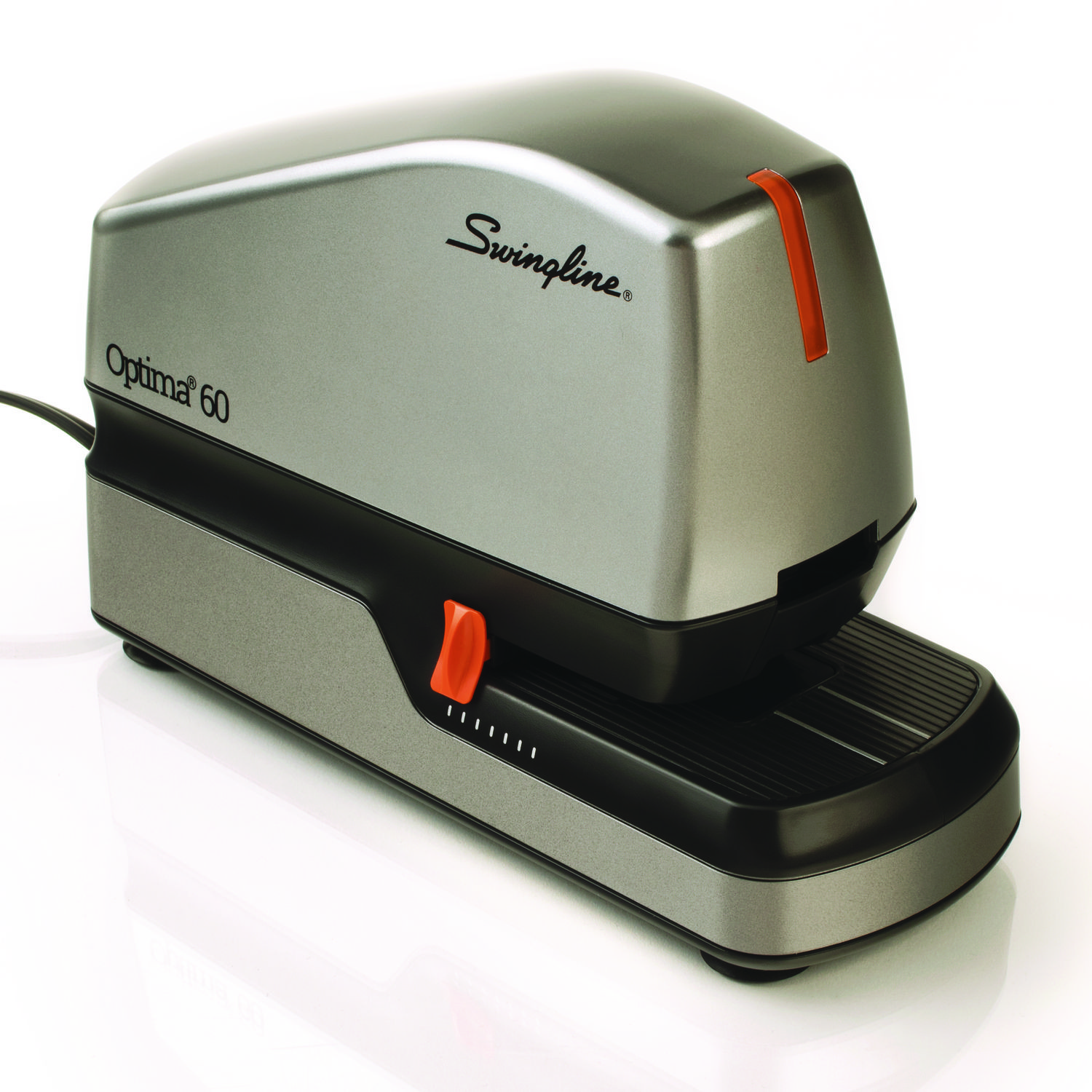 Swingline® Optima 70 Electric Stapler, Full Strip, 70-Sheet Capacity, Silver