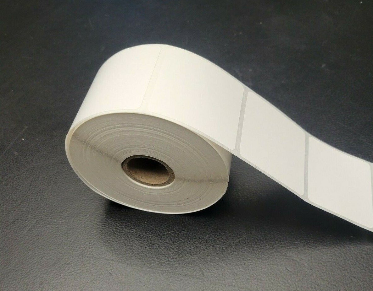 12 Thermal Label Rolls on 1″ core,2″/2.5″/2.75″/3.25″/3.5″/4″(wide) x 1.5″(high)