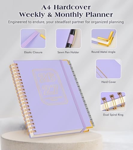 2026-2027 Planner, 18-Month Weekly & Monthly Organizer, 8.5″x11″ Large Calendar,