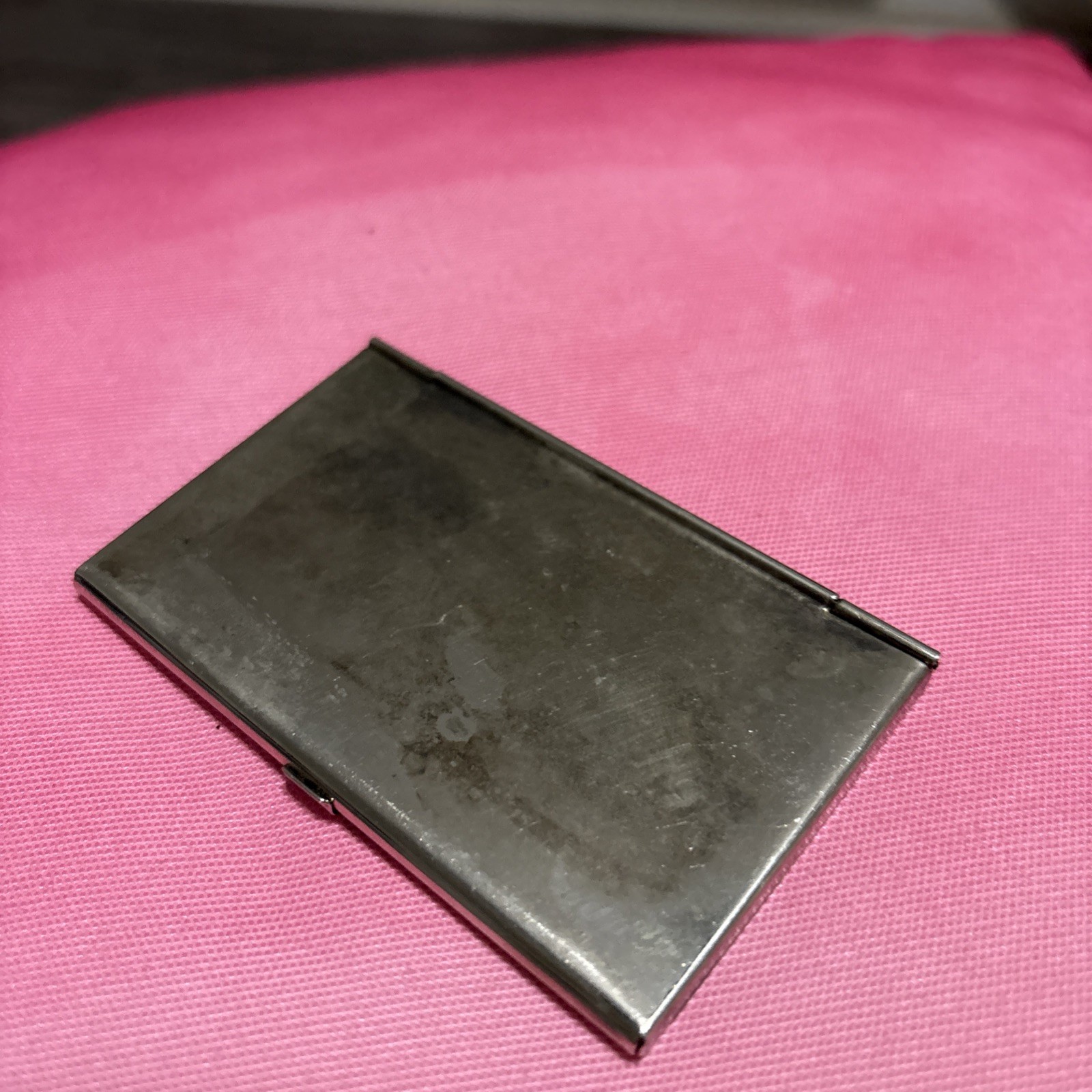 Vintage Silver Plated Business Cards Holder Or Wallet