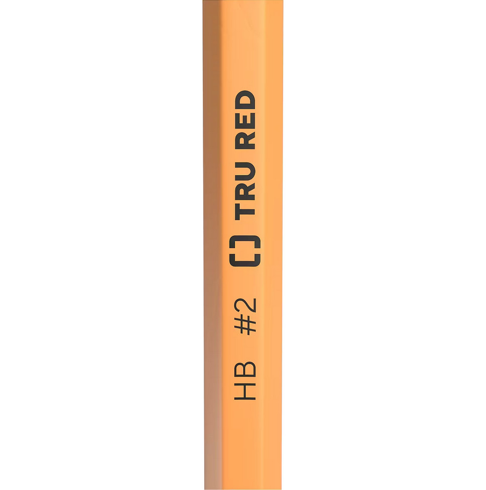 TRU RED™ Pre-Sharpened Wooden Pencil, 2.2mm, #2 Medium Lead, 72/Pack (TR58564)