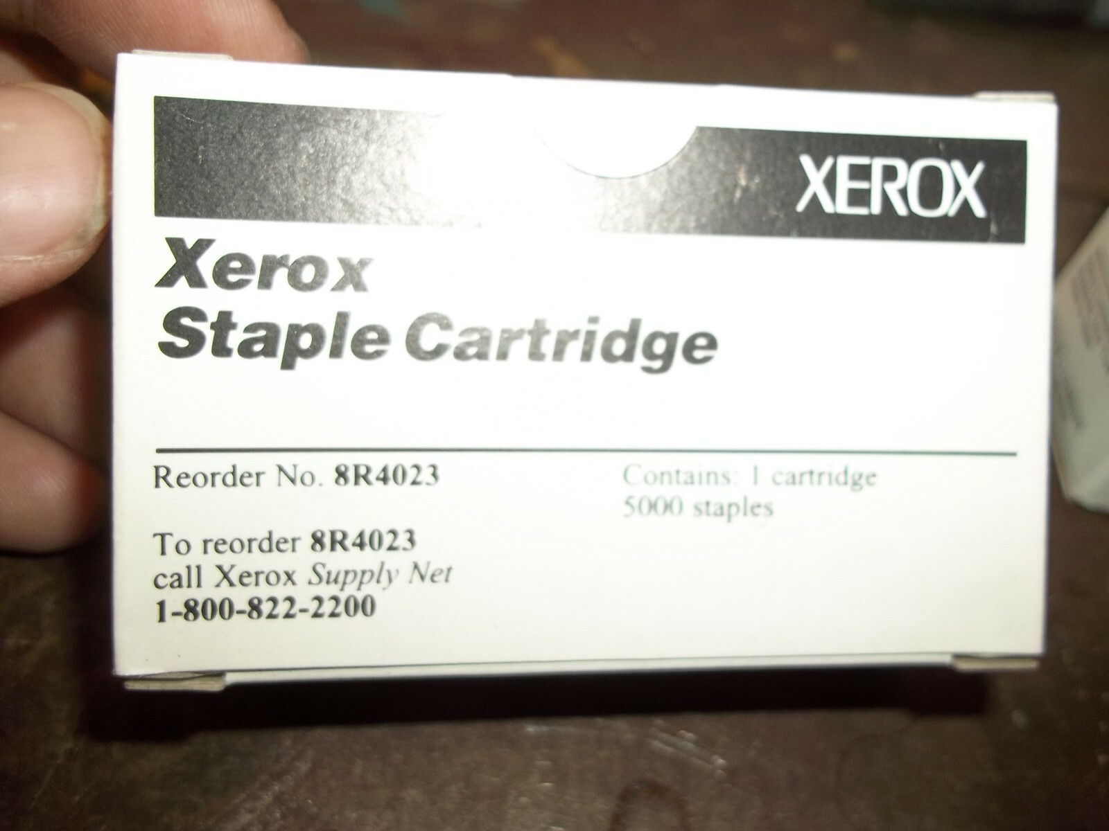 LOT OF 2 XEROX 8R4023 STAPLE CARTRIDGES QTY. 10,000 (241-1)