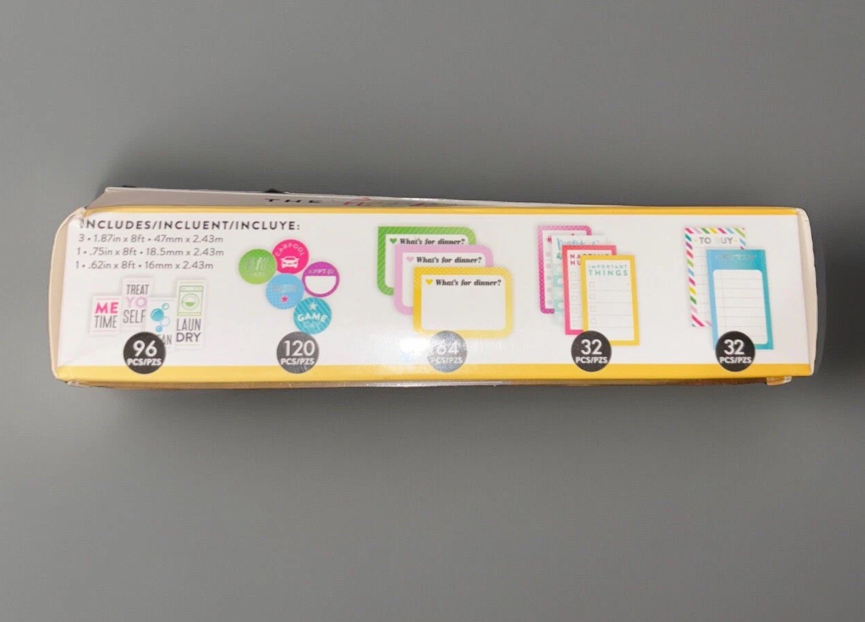 The Happy Planner MOM Sticker Roll Pck Schedule Organization 344 Piece New