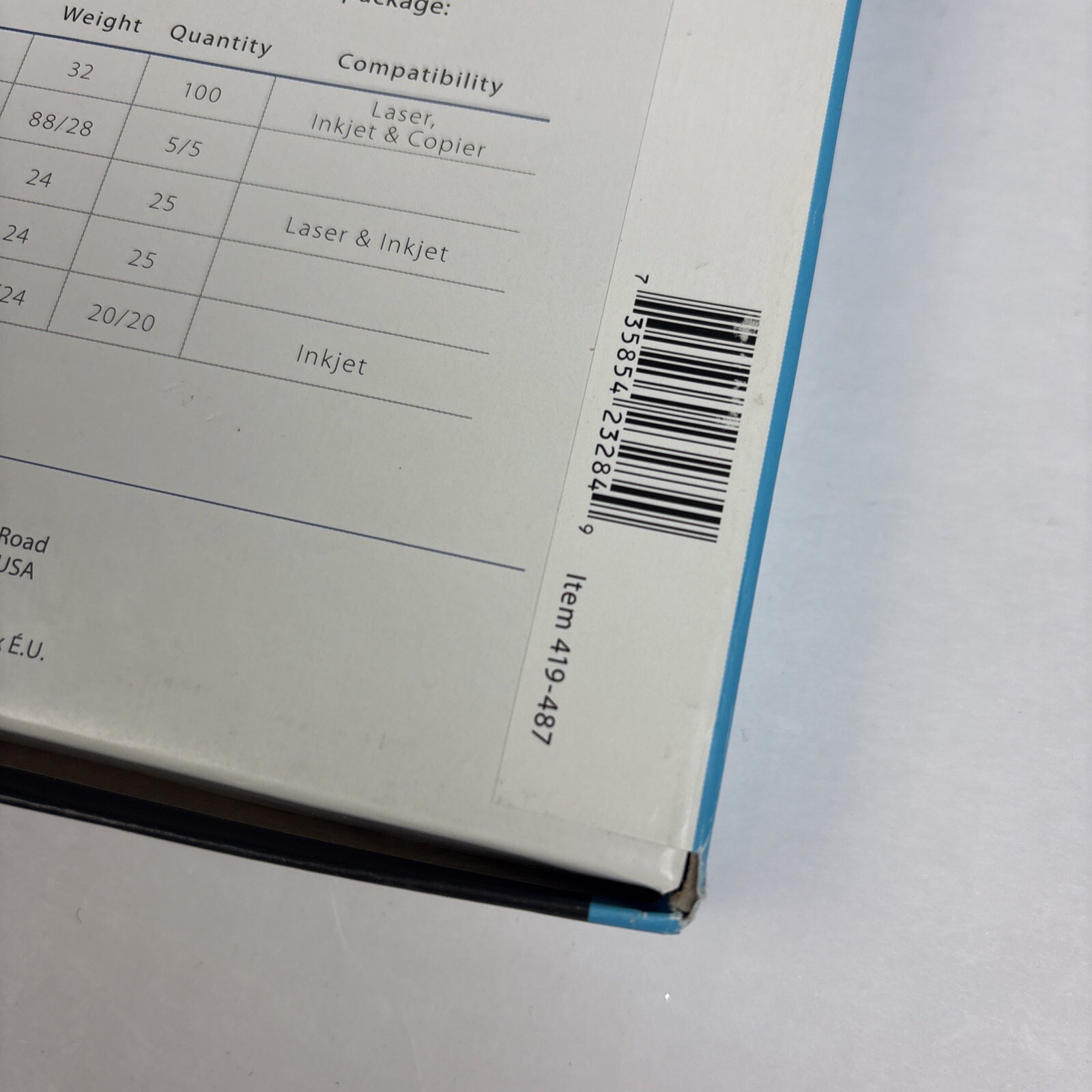 Worklife Cotton Resume Paper 32 lb Ivory Finely Texture Woven Finish 8.5×11