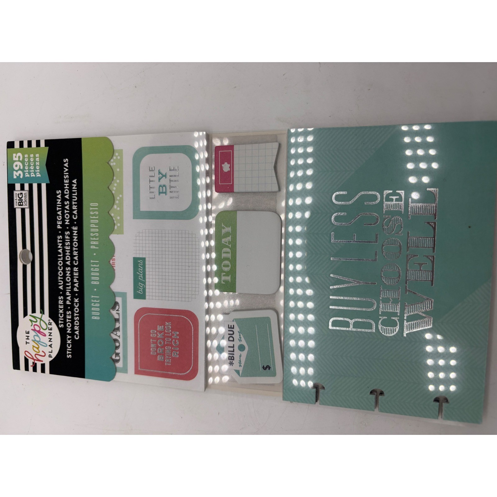 The Happy Planner Sticker Book & Accessory Lot new