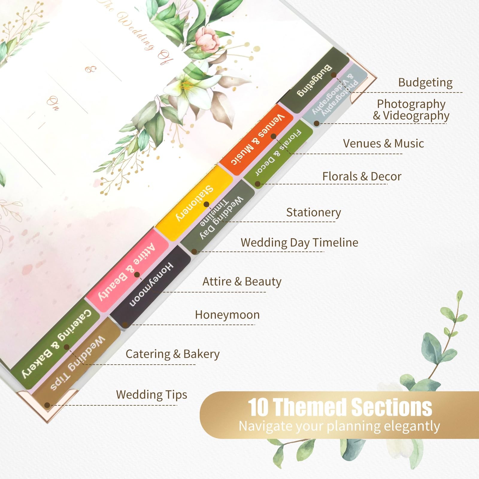 Wedding Planner Book and Organizer-176 Pages Wedding Planning Book,Bridal Pla…
