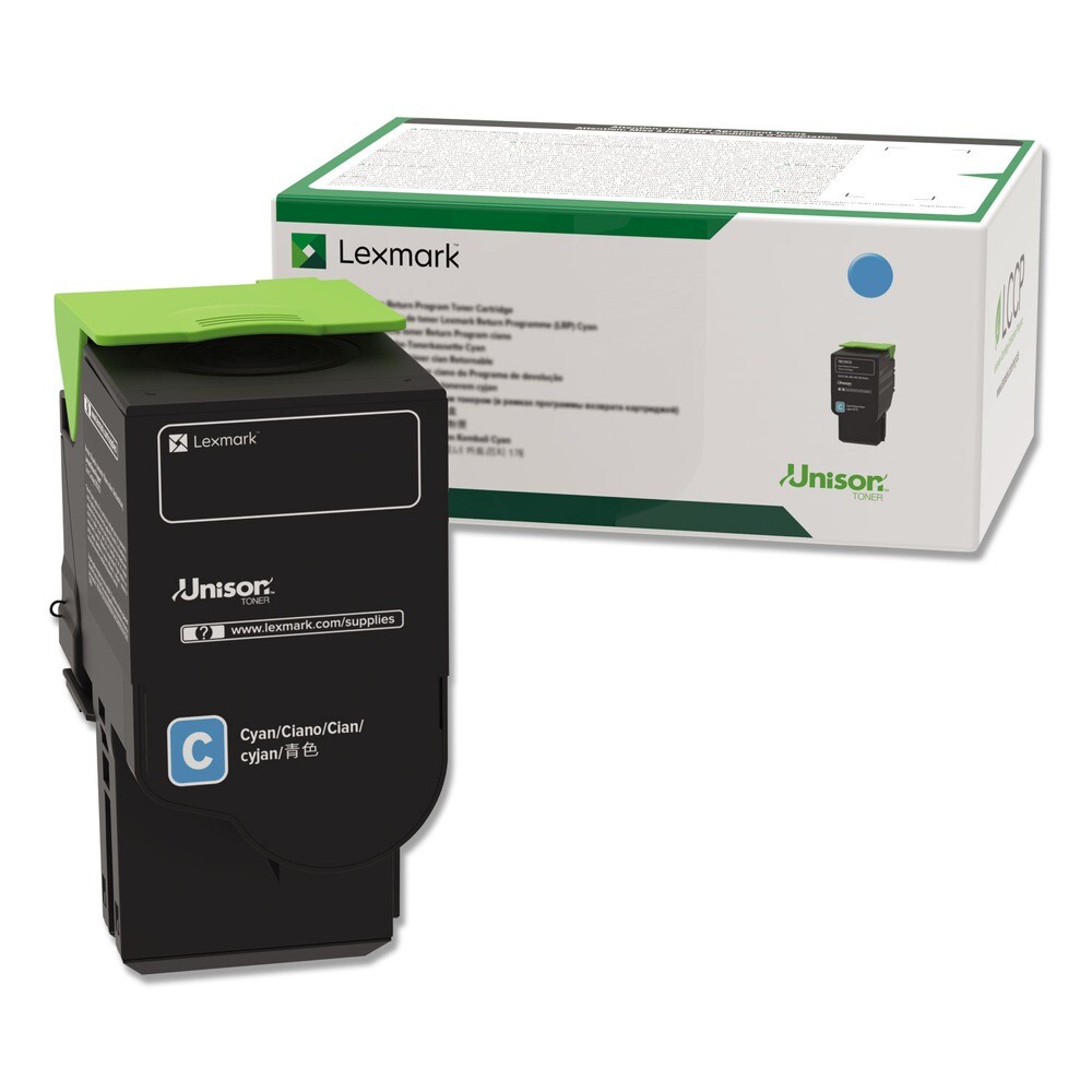 Lexmark 78C1UC0 7000 Page-Yield Return Program Toner – Cyan New