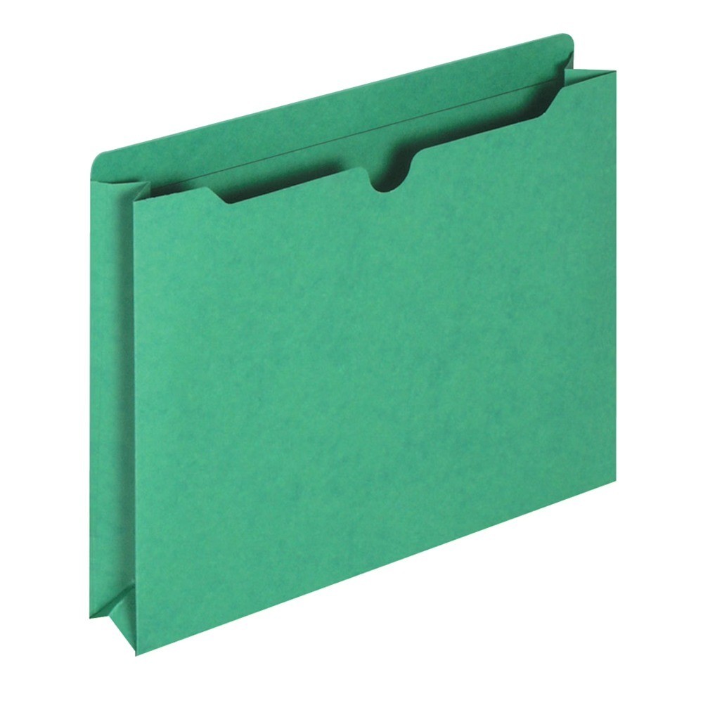 Reinforced 2″ Expansion File Jackets, Letter, 10 per Pack, Assorted Colors