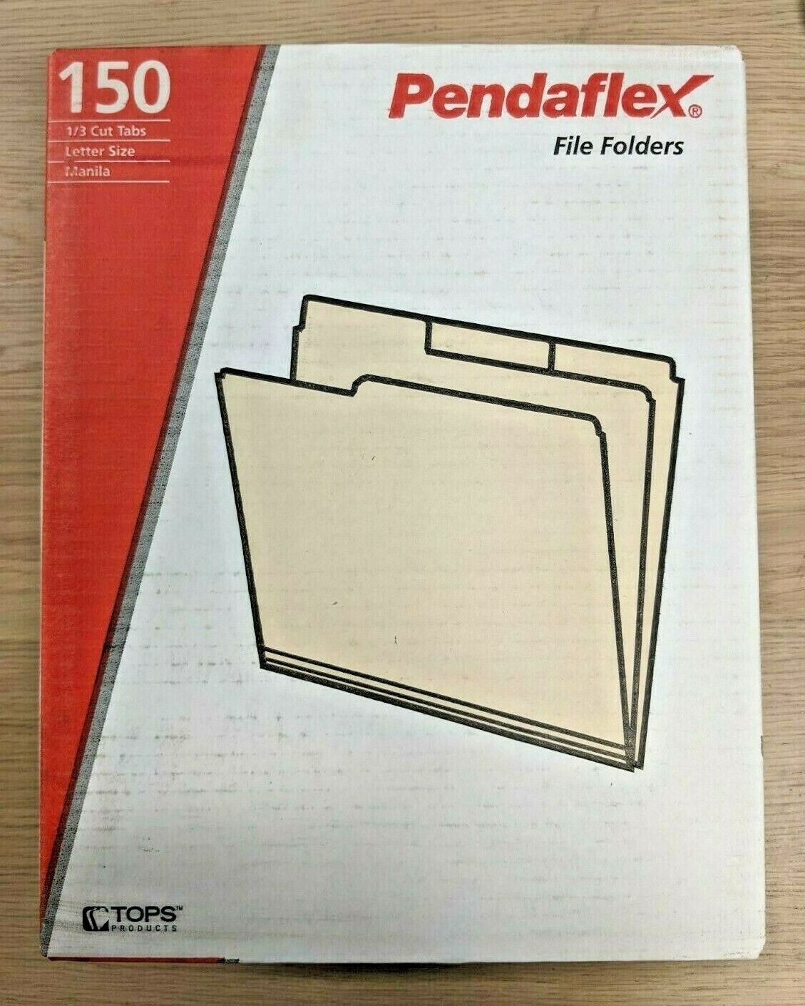 Pendaflex File Folder – Letter Size Manila 1/3-Cut Tab – PICK YOUR # OF FOLDERS