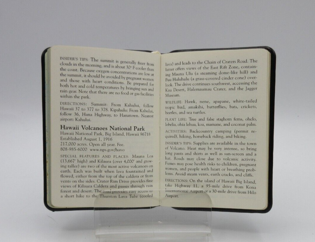 America’s Coastlines Mini Travel Journal Leather Cover Post Miniatures Black