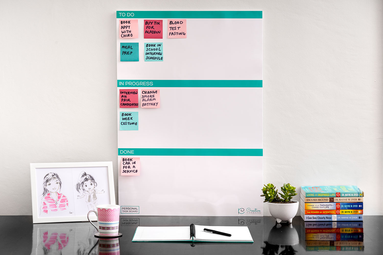 A1 POSTER SIZE WALL PLANNER BOARD TO DO LIST VISUAL DIARY – WORK ORGANISER