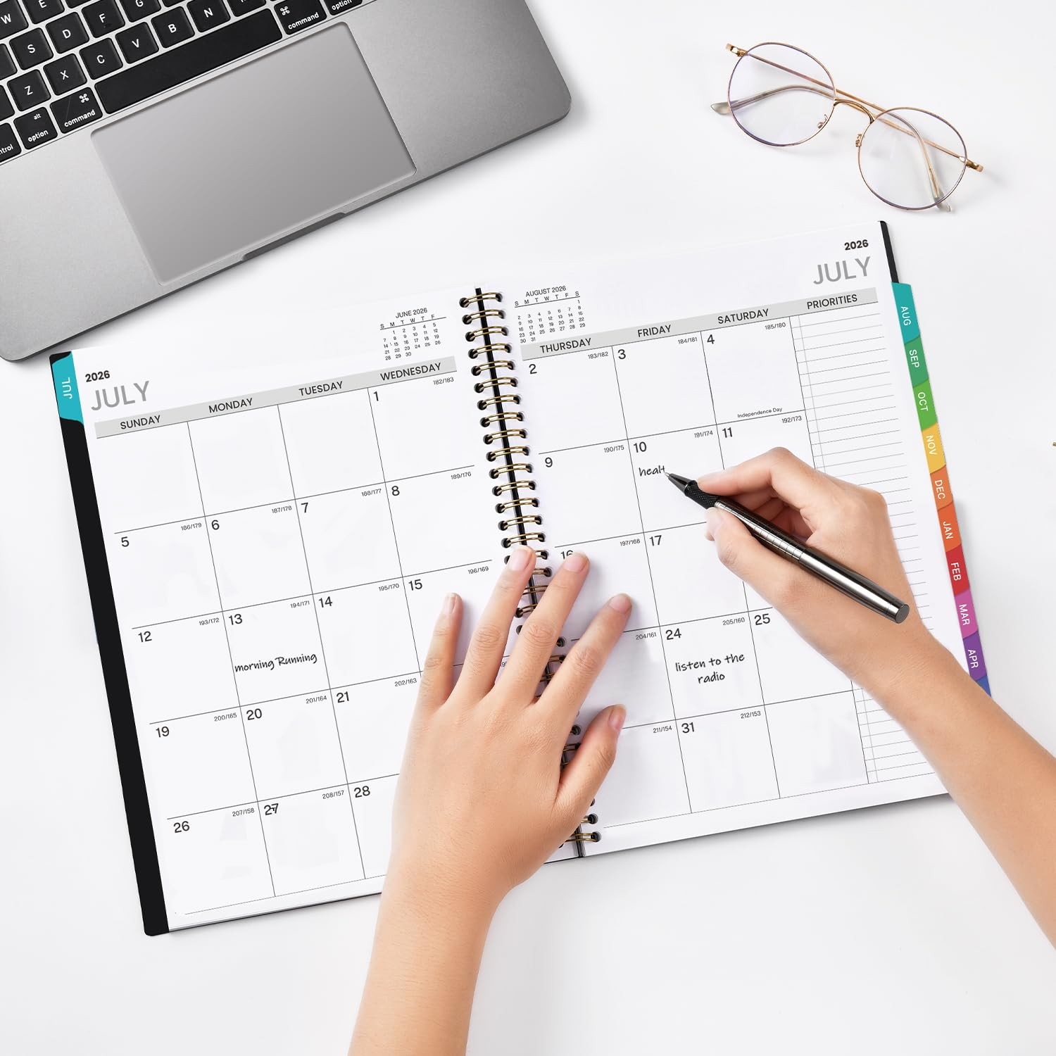 Appointment Book 2026-2027 – Planner 2026-2027, 9″ x 11″, July 2026 – June 2027,