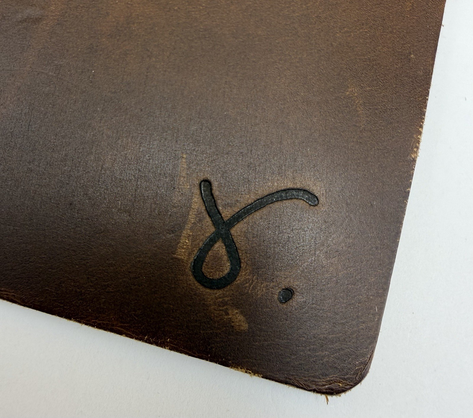 Sojourner Field Notes Pocket Traveler’s Notebook Brown Leather Green Elastic