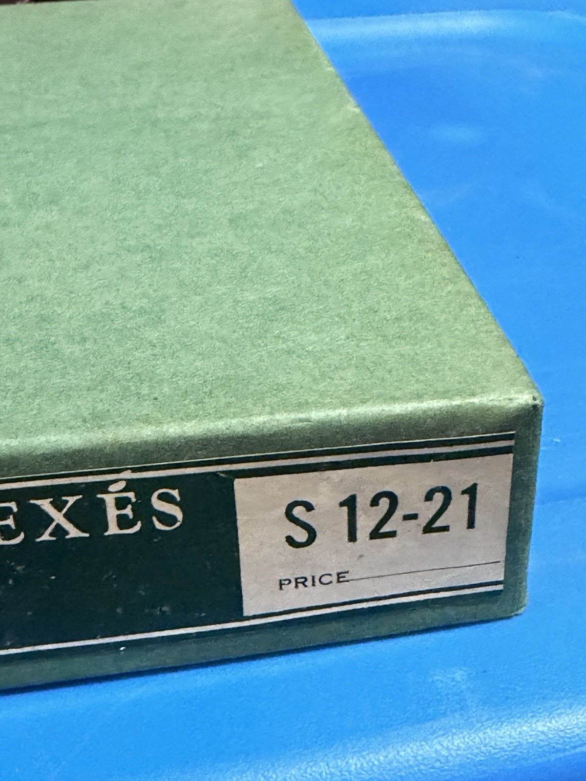 5 VTG Leather Tab Sets Page Dividers A-Z Booram & Pease 8.5” x 5.5”-NEW WITH BOX