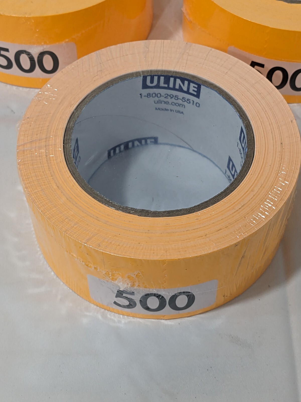 Uline Blank Inventory Rectangle Labels Fluorescent Orange, 2 x 3″ Qty 3 S-2568O