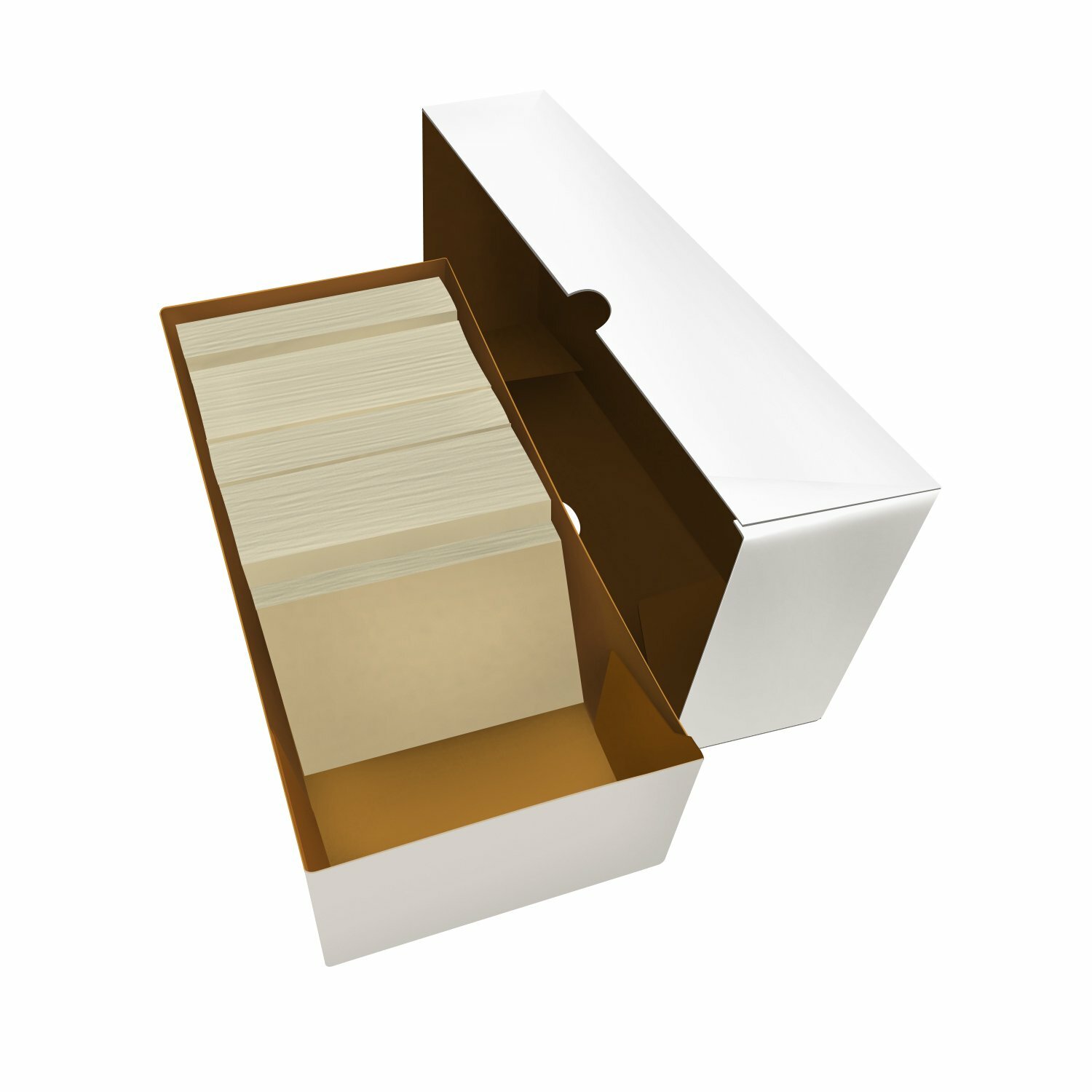 White Business Card Folding Boxes – Size 16″ x 3 1/2″ x 2″ – 150 Boxes per Pack