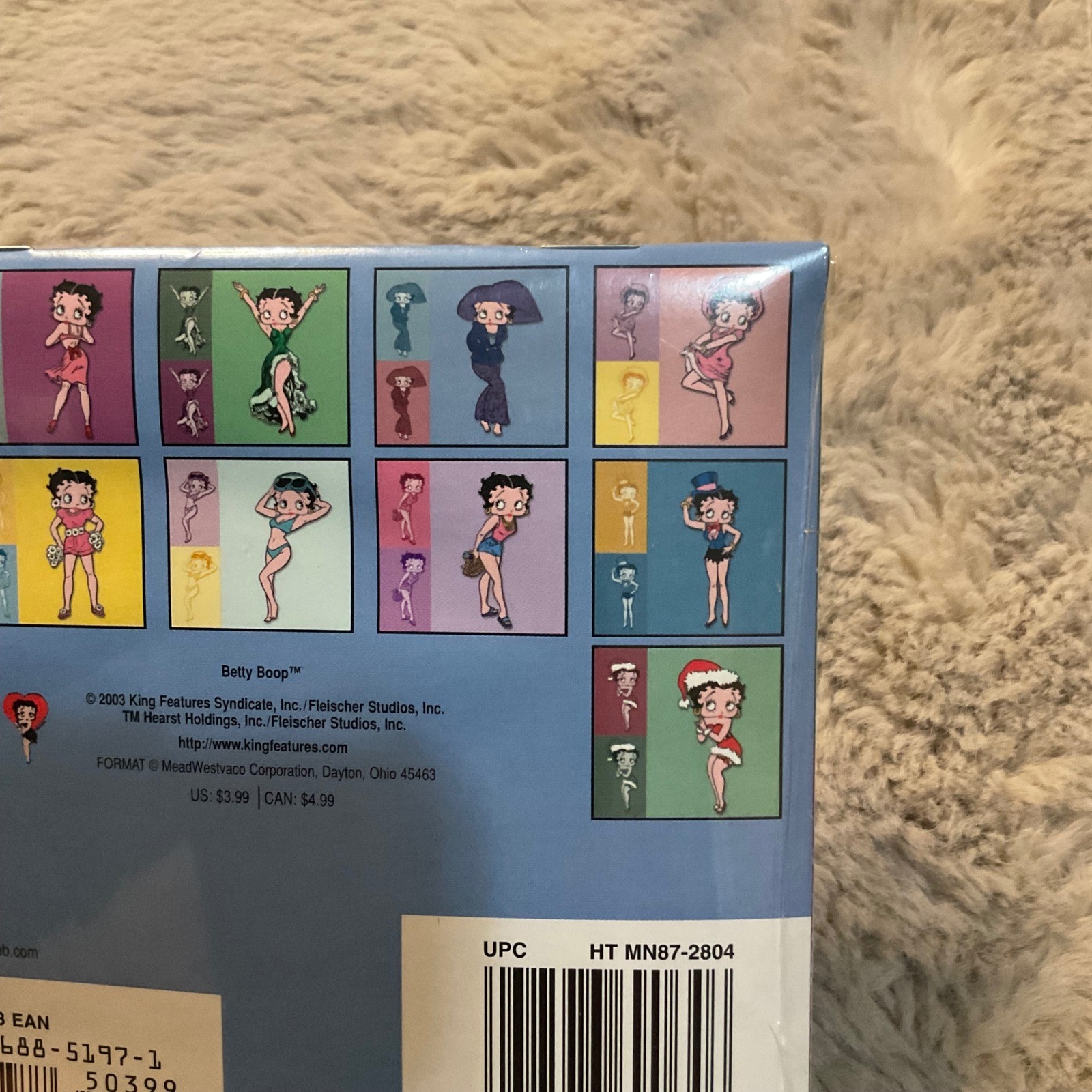 Vintage 2004 16 Month Betty Boop Mini Calendar Collectible New Sealed
